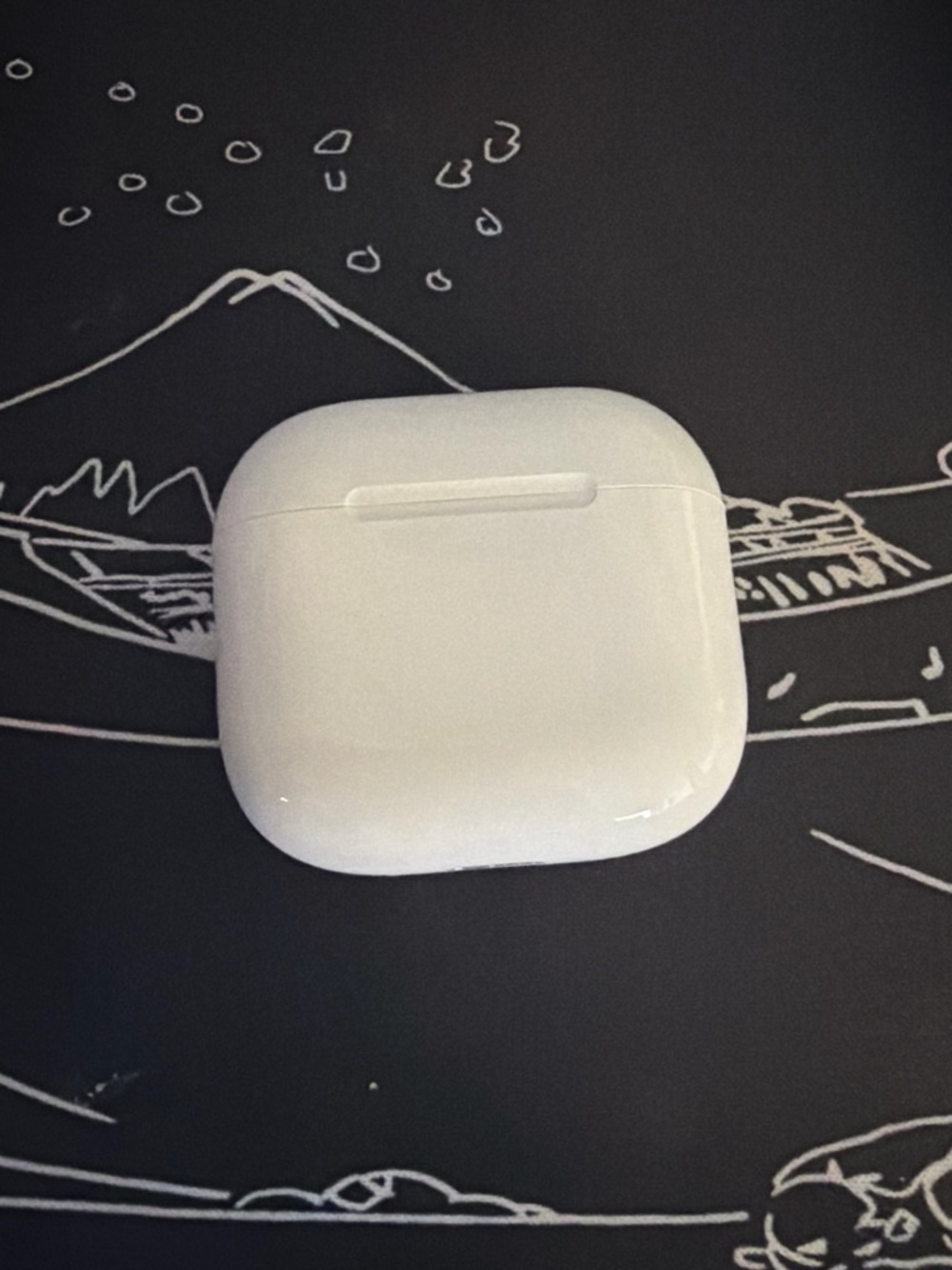 Slim White True Wireless Earbud Charging Case